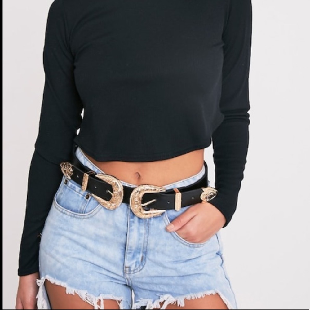 Double buckle belt